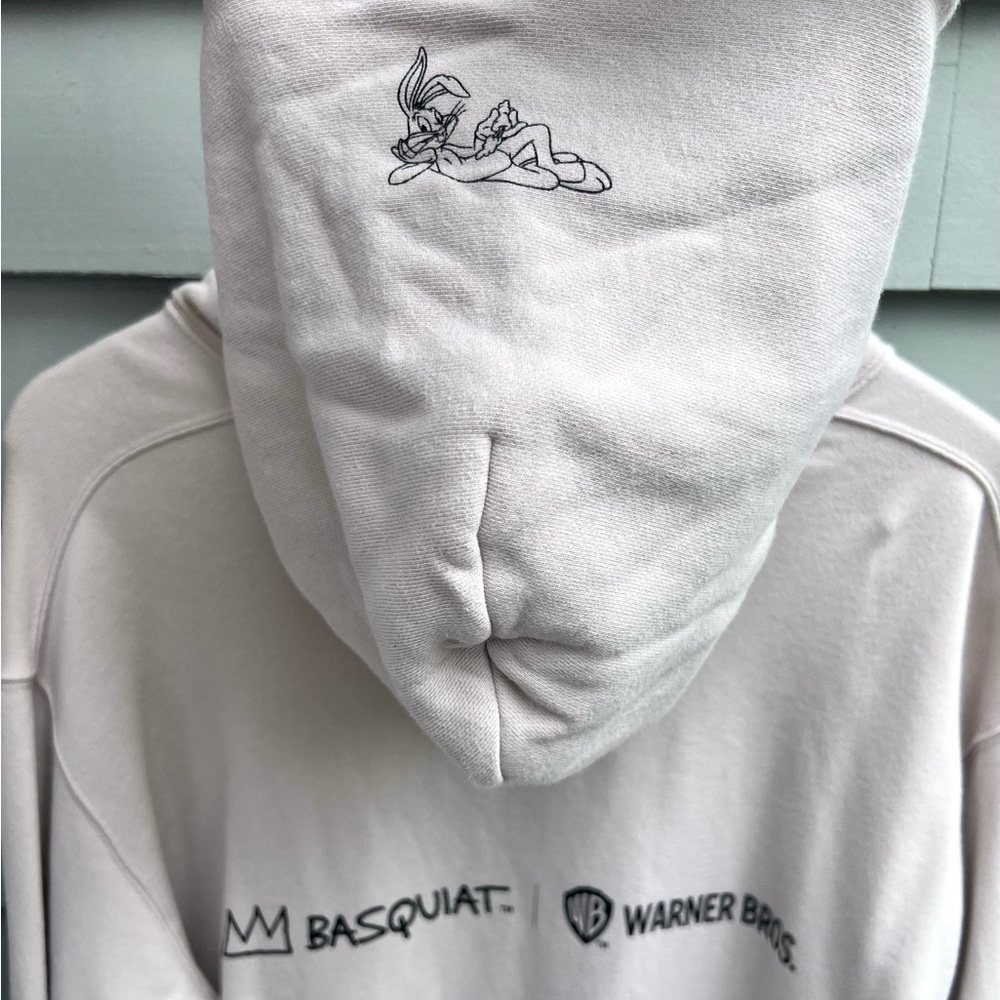 Uniqlo x Basquiat beige hoodie men’s XL in great condition, firm price
